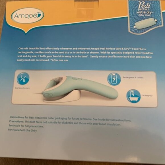 Amope' Pedi Perfect Wet & Dry Foot File Size OS - Picture 2 of 3
